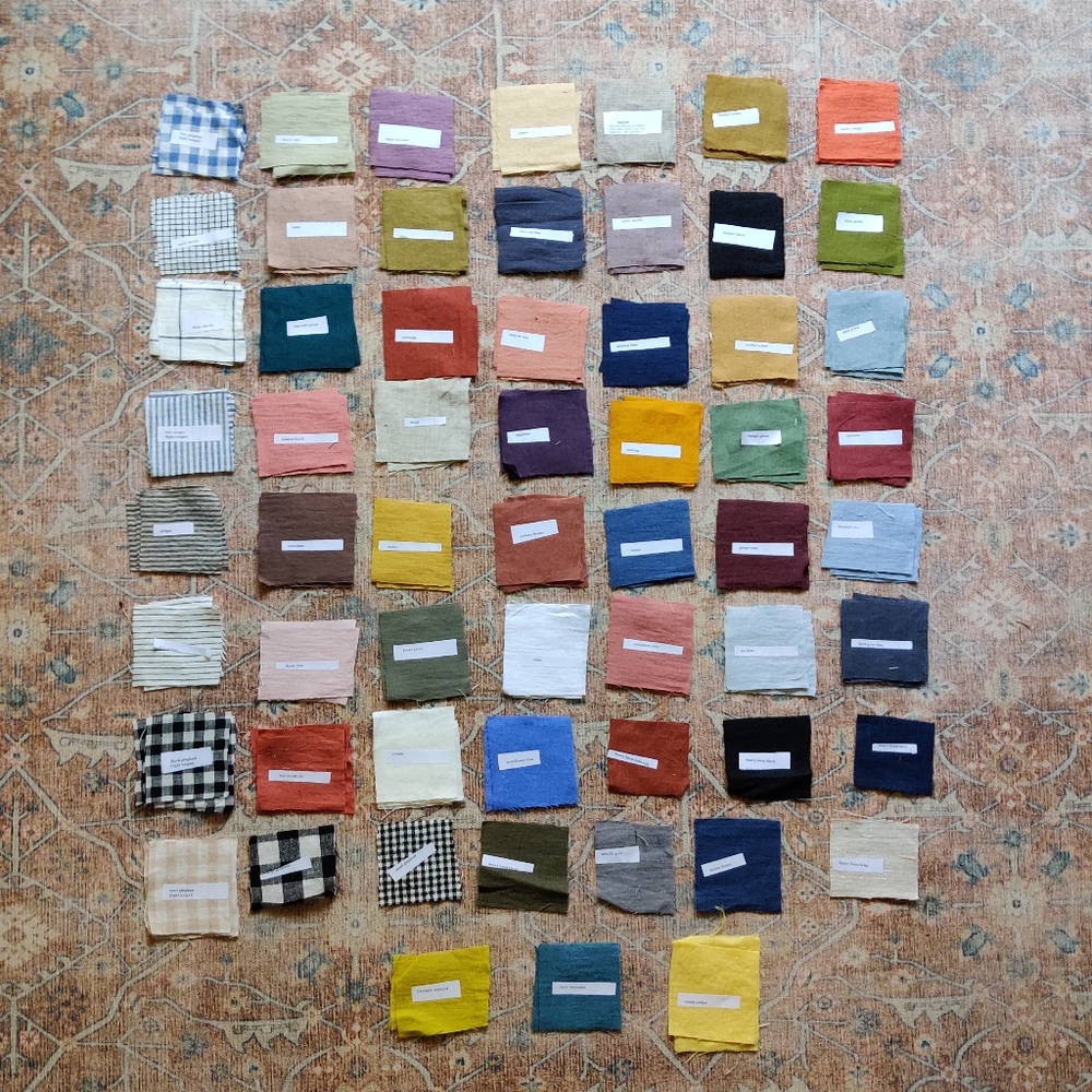 Not Perfect Linen Samples (set of 3)